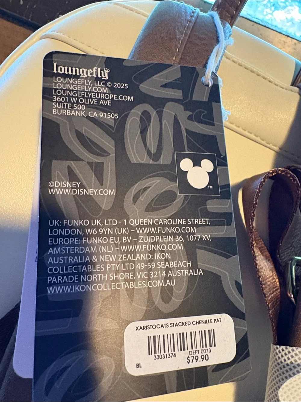 Disney x Loungefly Cream & Brown Aristocats Backpack